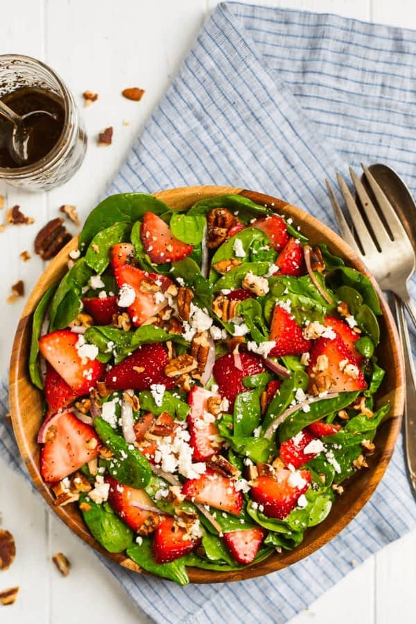 Spinach Strawberry Salad