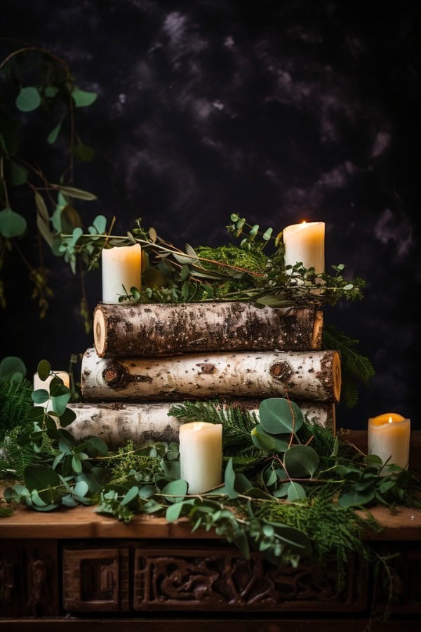 YULE LOG DISPLAY