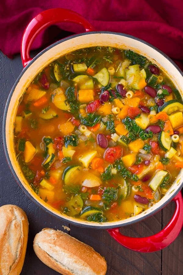 Autumn Minestrone Soup