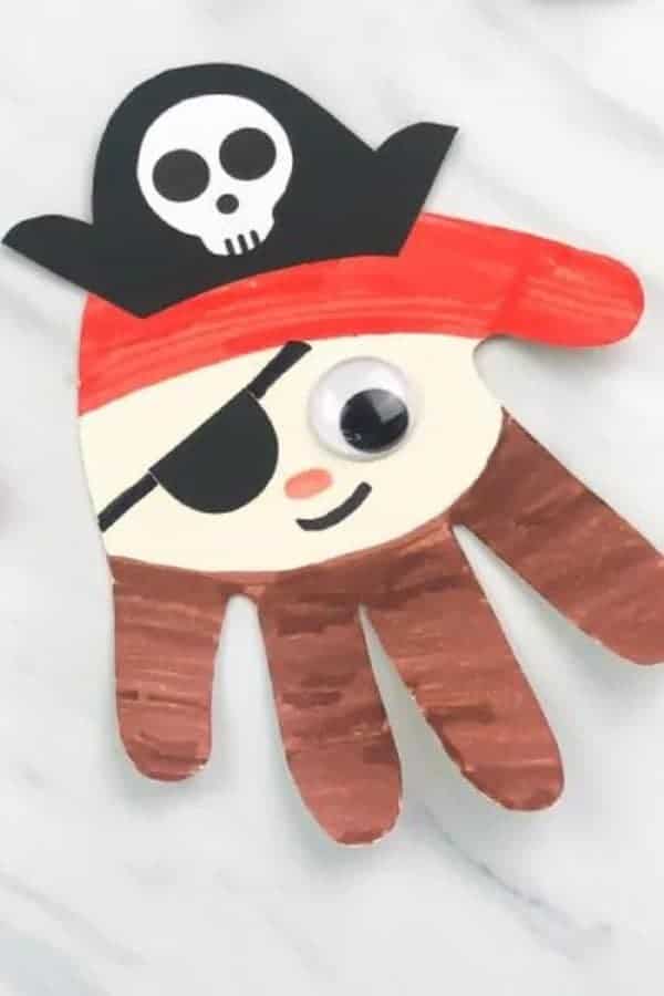 HANDPRINT PIRATE CRAFT