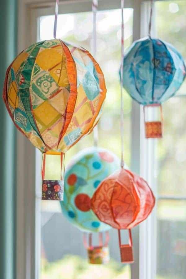 TISSUE PAPER HOT AIR BALLOONS