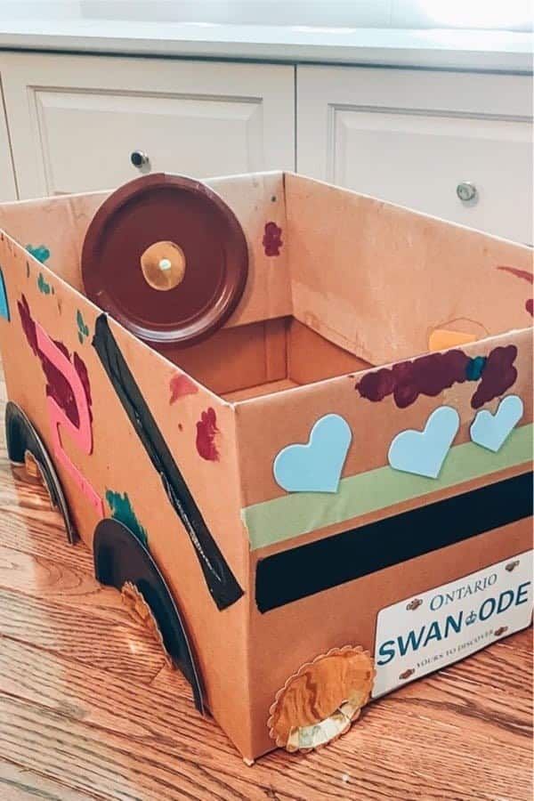 DIY Cardboard Car For Kids