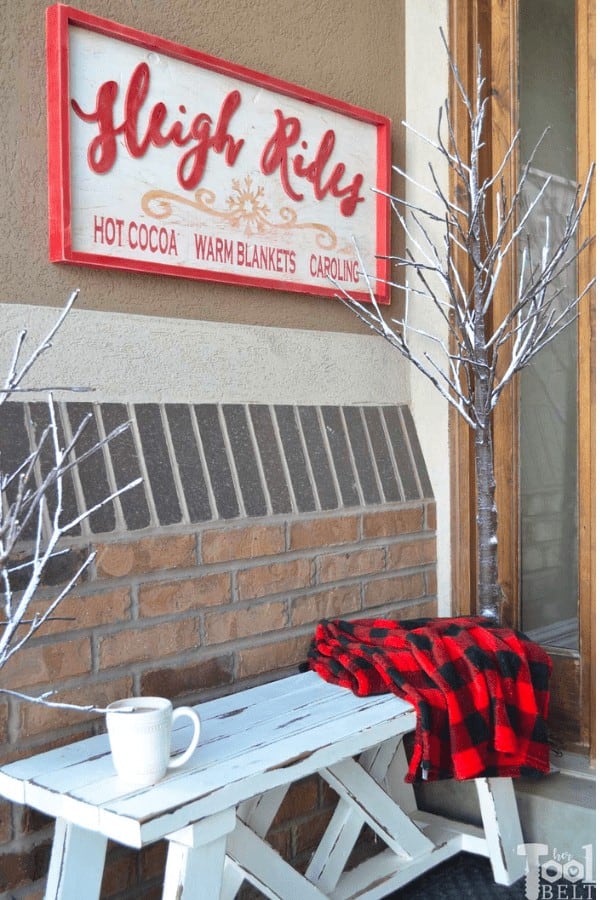 Sleigh Rides Wood Sign