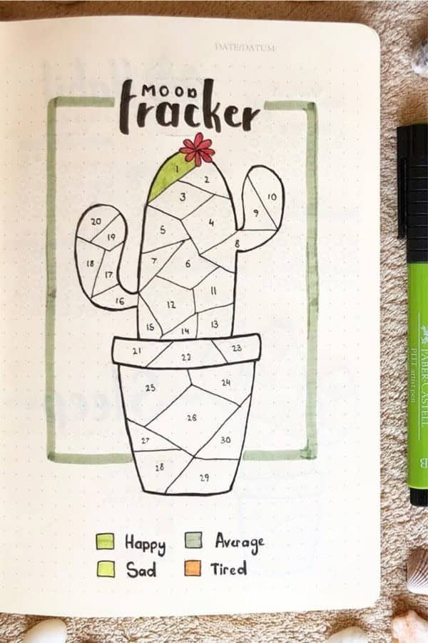 Cactus Bujo Tracker