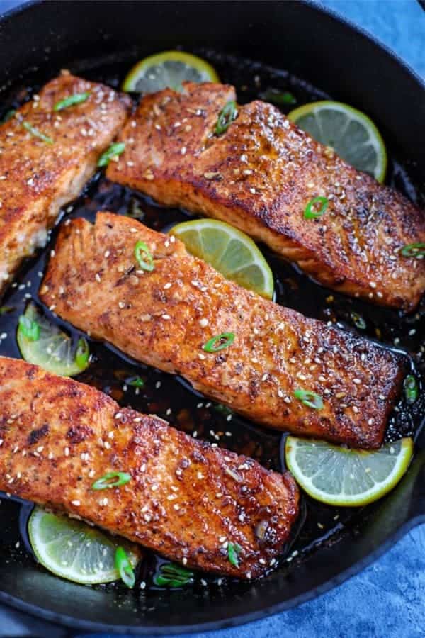 Spicy Honey Garlic Salmon