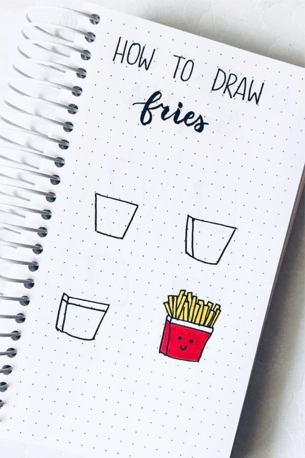 How To Draw Fries