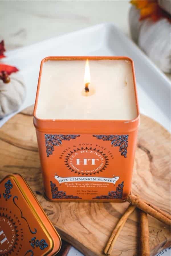 DIY Homemade Tea Tin Candle