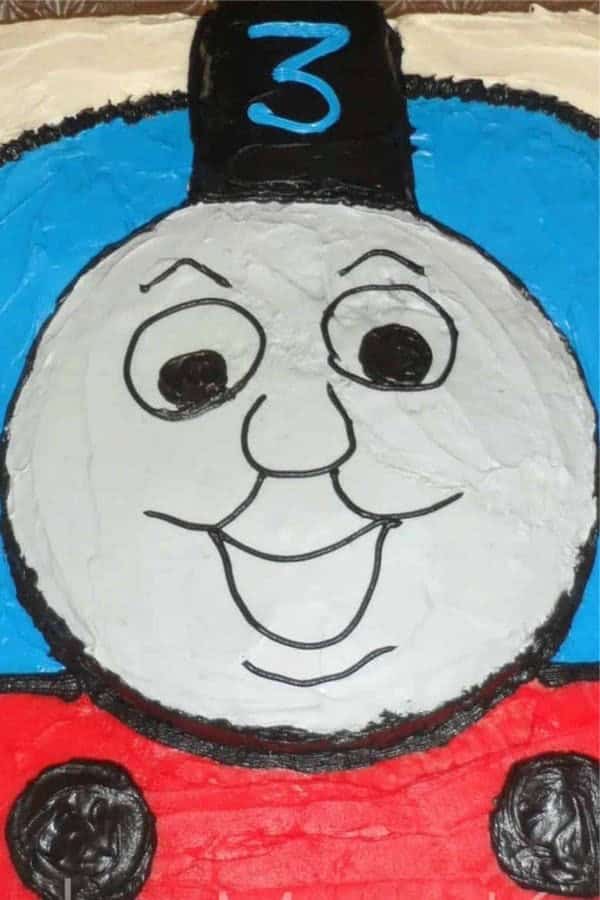 Easy Homemade Thomas The Train Cake