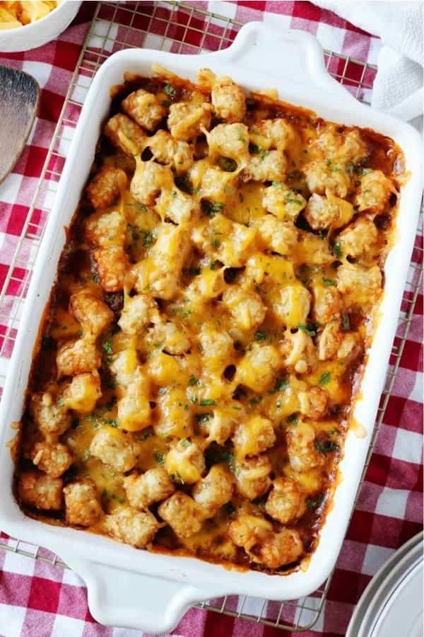 Easy Cowboy Casserole Super Bowl Recipe