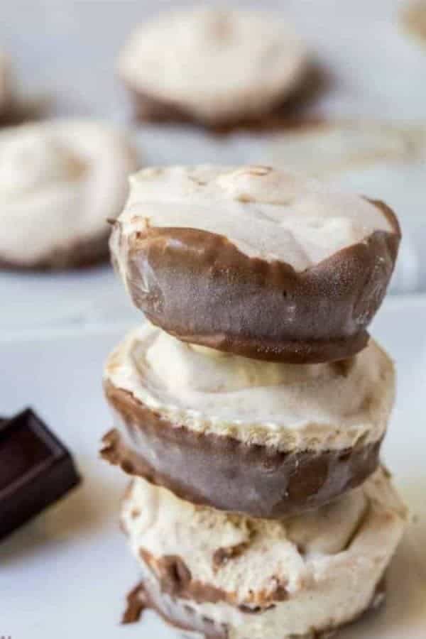 Peanut Butter Whips Frozen Fat Bombs