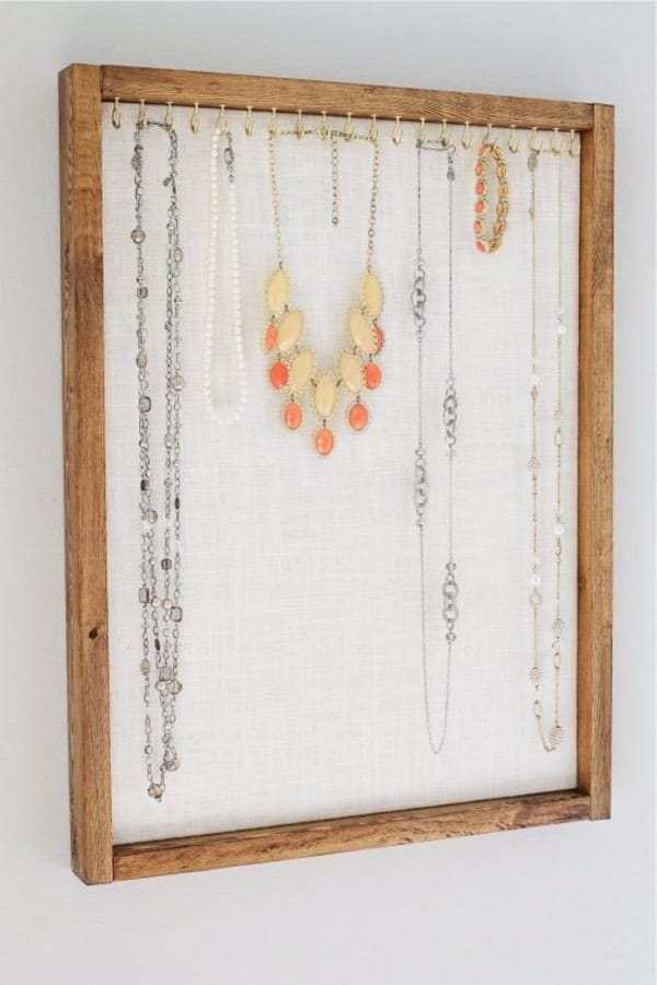 Jewelry Organizer DIY Tutorial