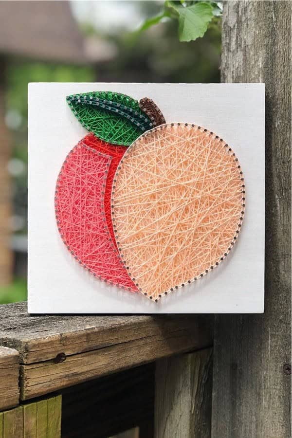 Peach String Art Inspiration