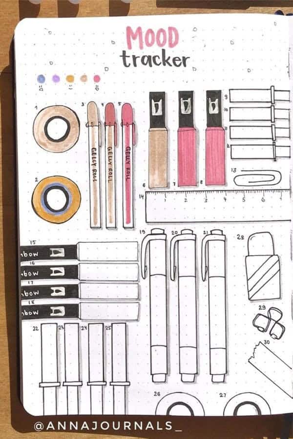 Tombow Mood Tracker