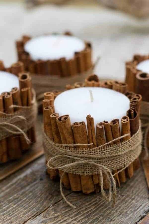 CINNAMON STICK CANDLES