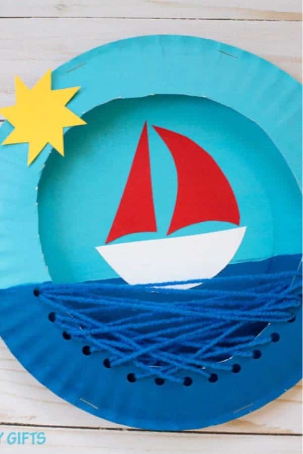 Paper Plate Boat Craft Tutorial