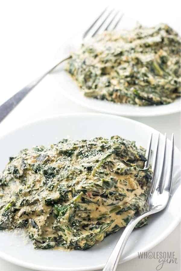 Keto Creamed Spinach Recipe