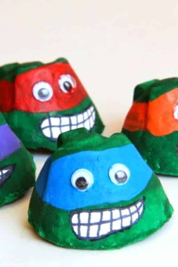 Teenage Mutant Ninja Turtle Egg Carton