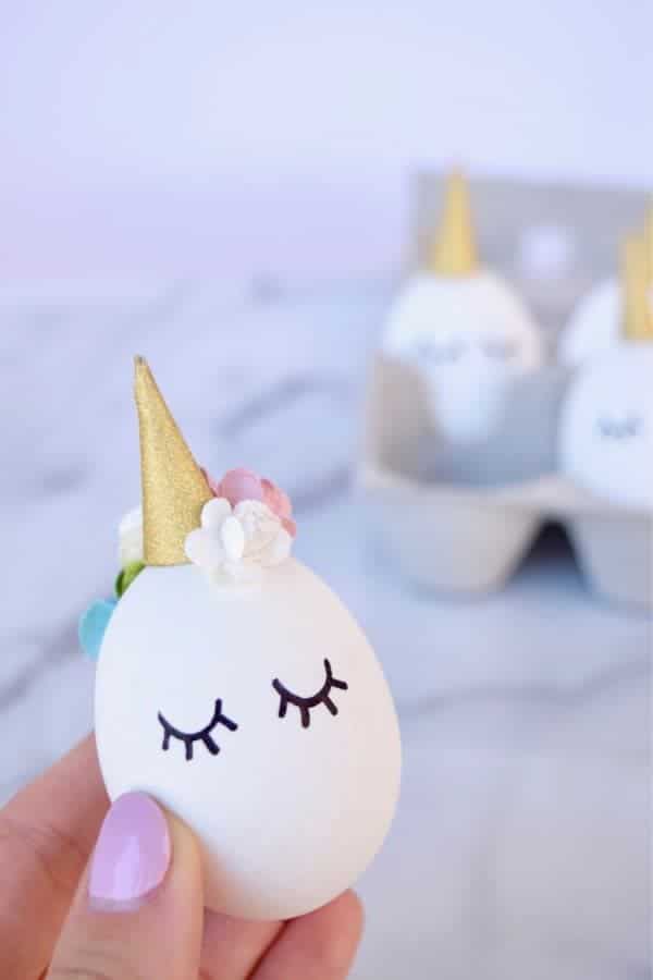 DIY Unicorn Easter Eggs