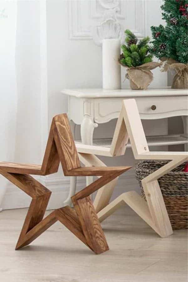 How To Make Farmhouse Style Wooden Stars