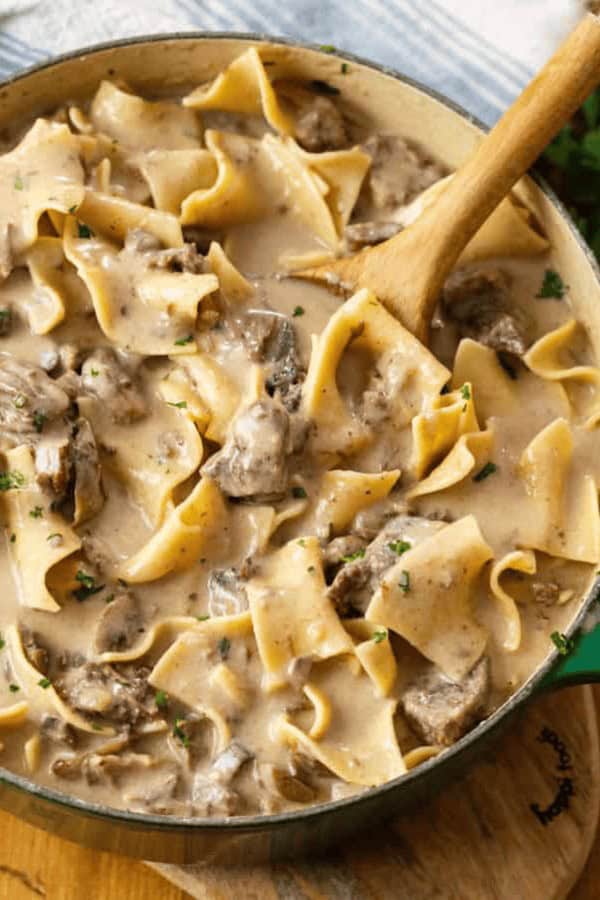 Beef Stroganoff