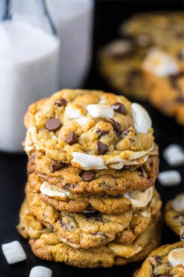 S’mores Chocolate Chip Cookies