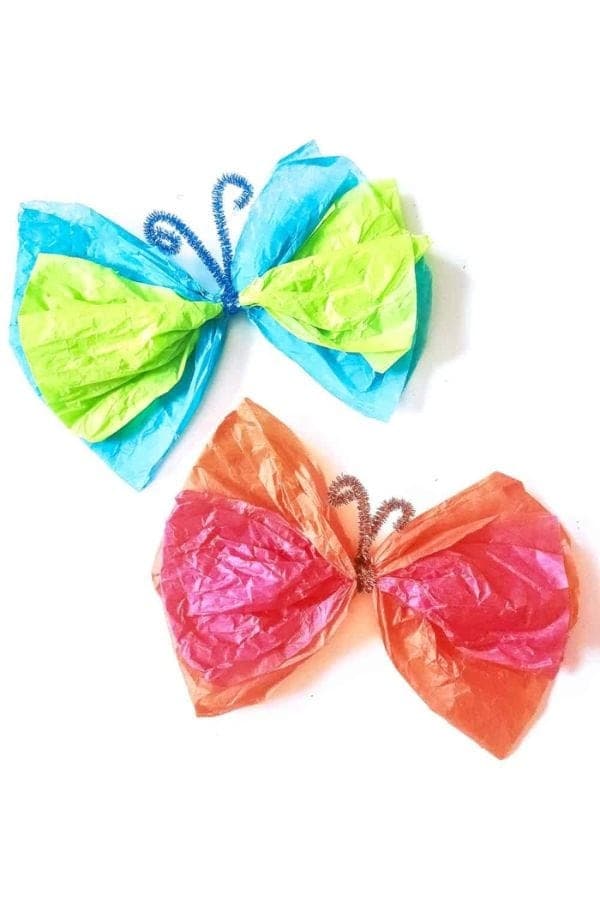 TISSUE PAPER BUTTERFLIES