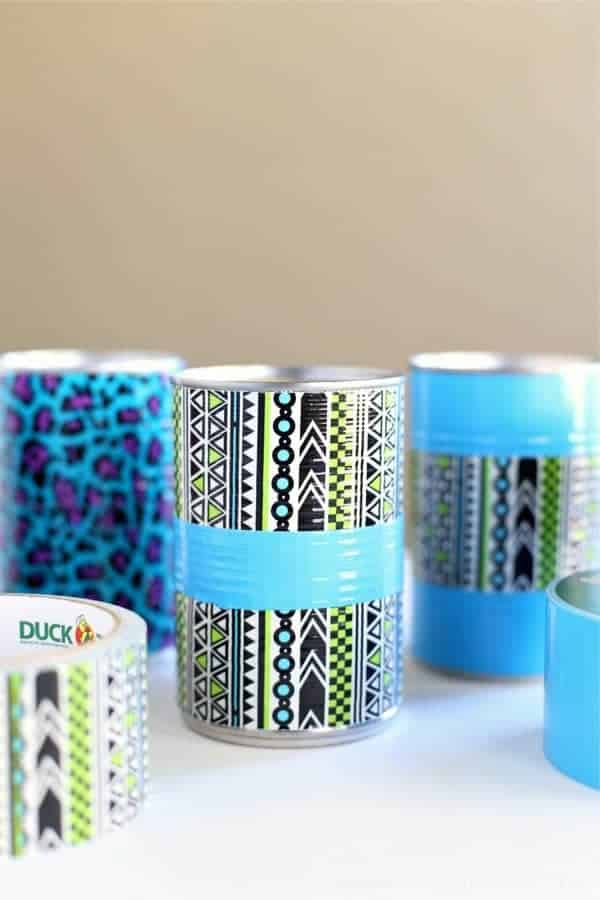 DIY Duck Tape Pencil Organizer