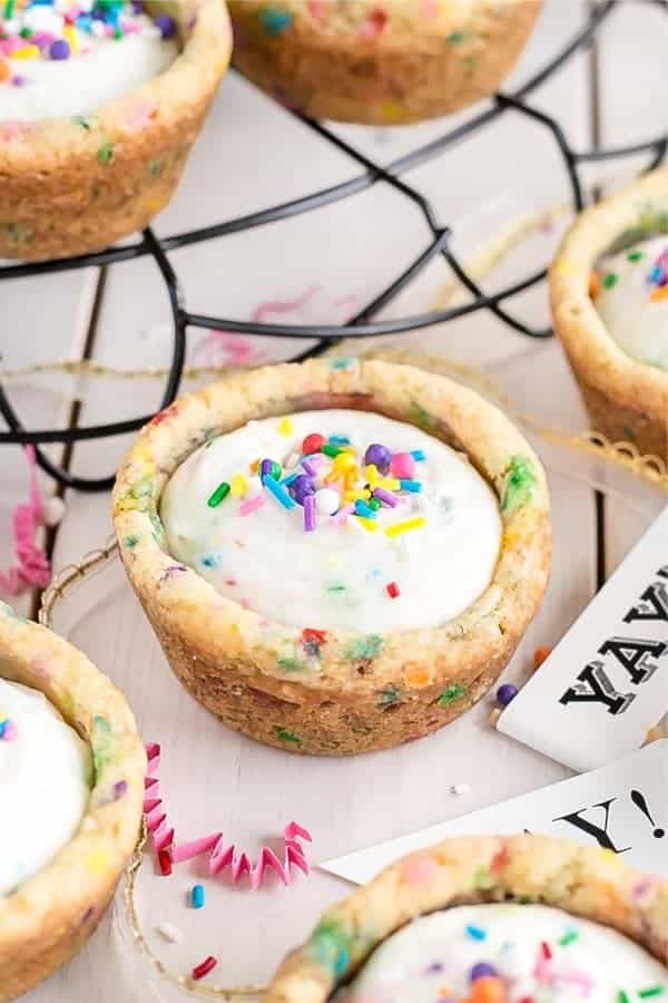 Funfetti Cookie Cups