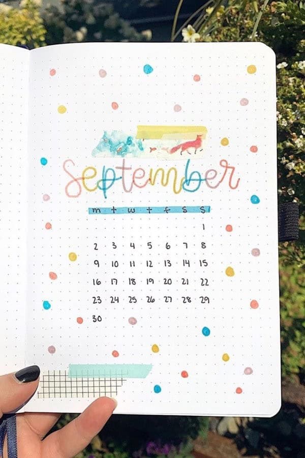 Polka Dot September Cover Page