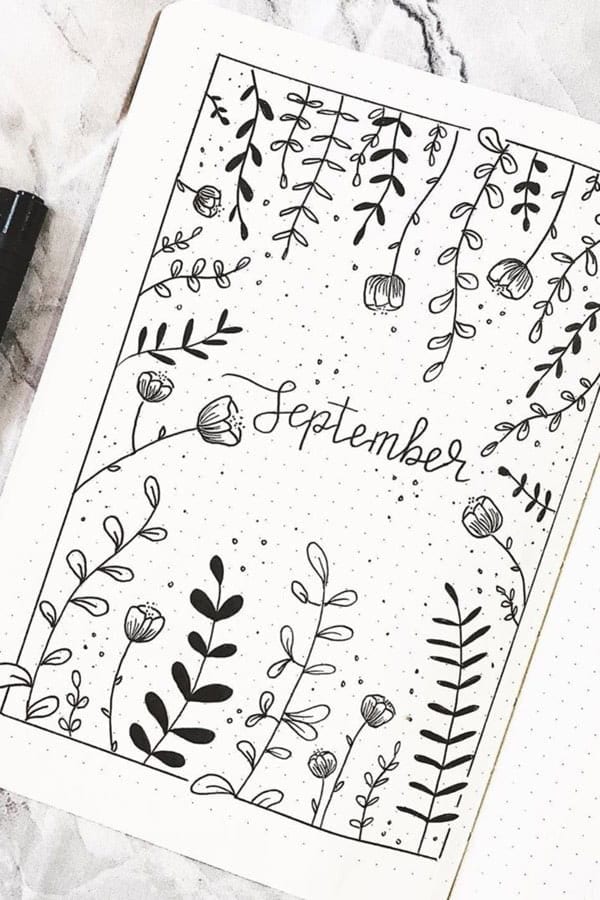 Black & White September Cover