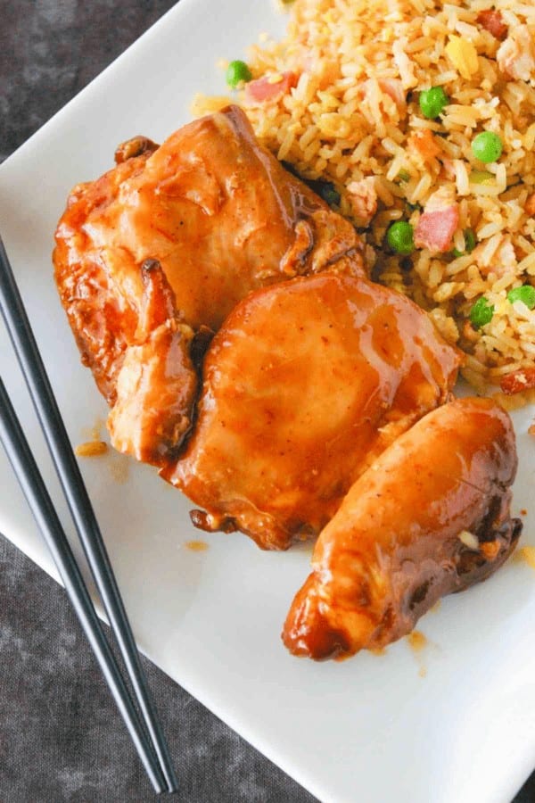 Honey Barbecue Glazed Chicken