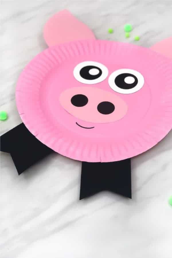 Paper Plate Pig