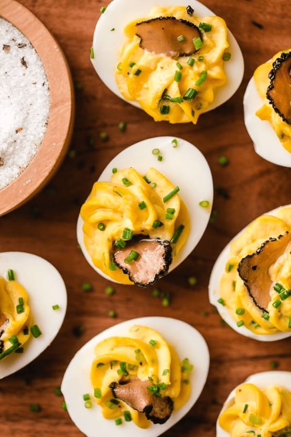 Truffle Deviled Eggs