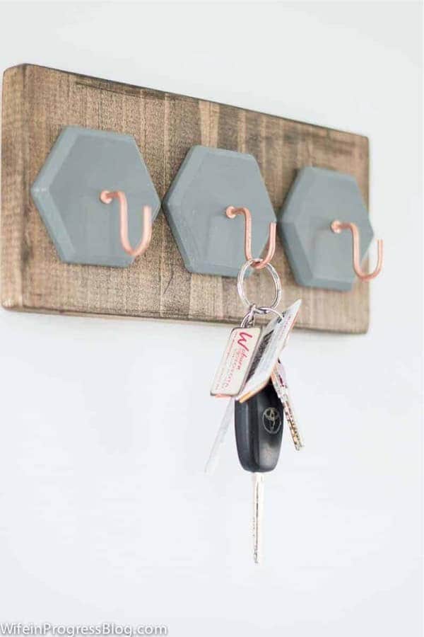 Scrap Wood DIY Key Holder