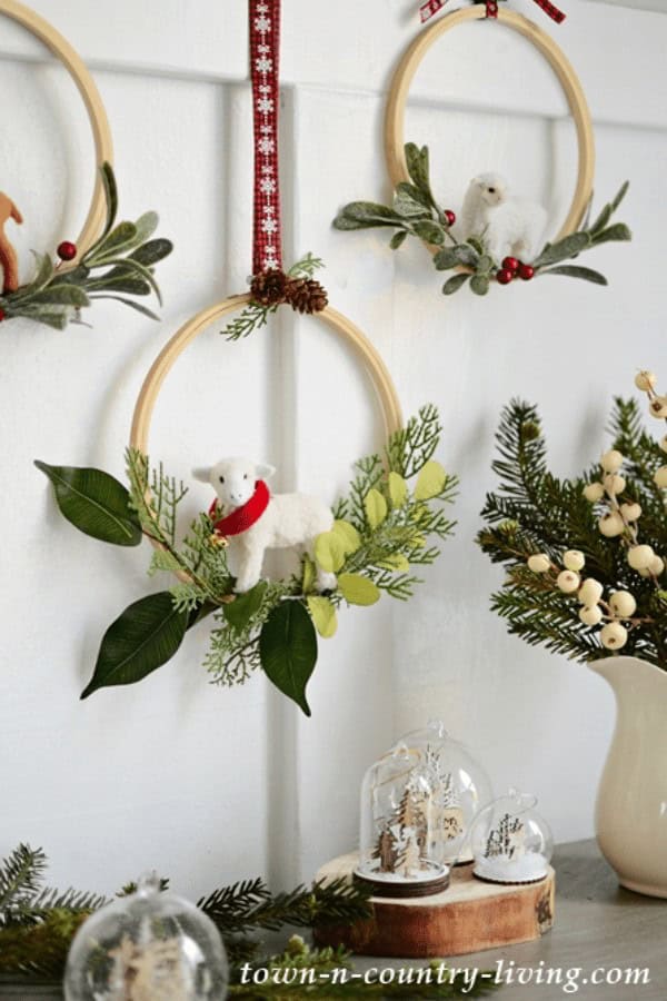 Christmas Creature Hoops