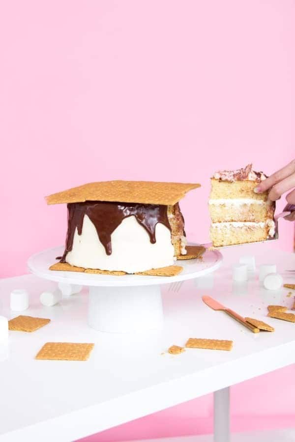 Giant Smores Cake