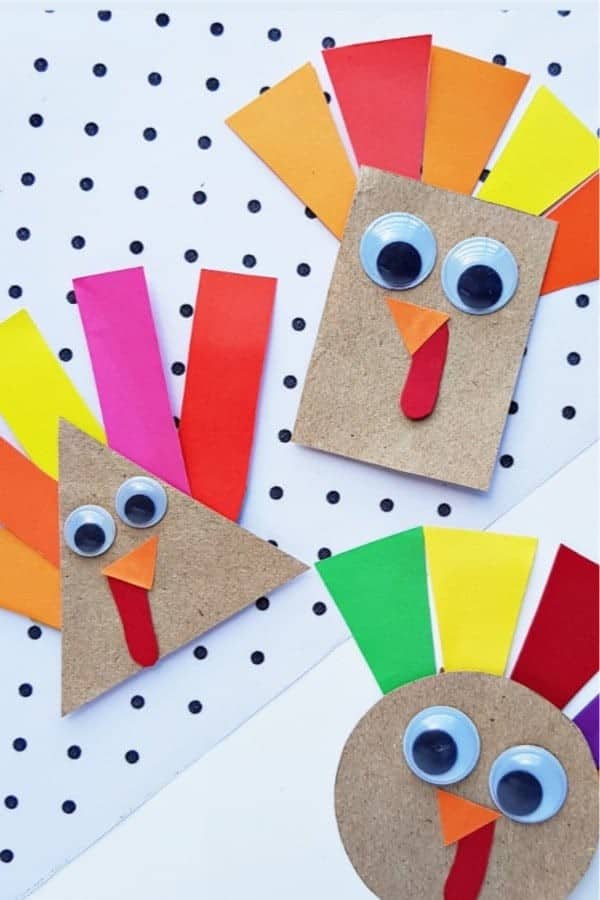 Paper Turkey Craft For Kids