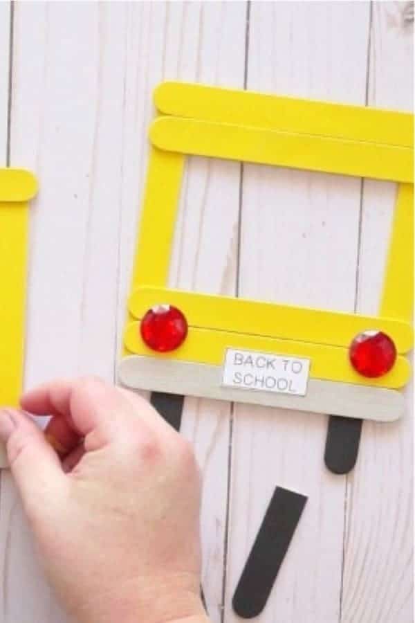 DIY Back-to-School Photo Frame