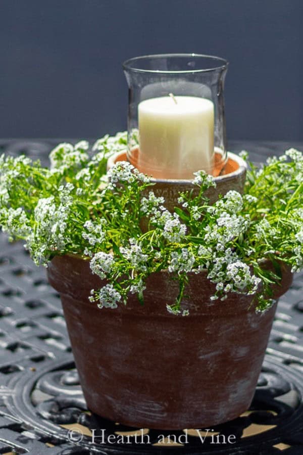 Flower Pot Centerpiece