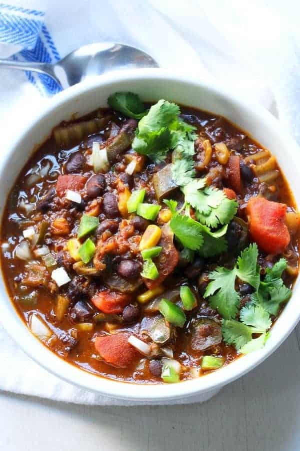 VEGETARIAN CHILI