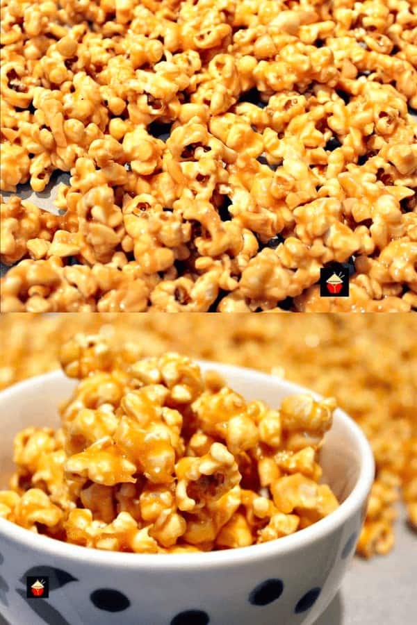 Salted Caramel Cashew Popcorn