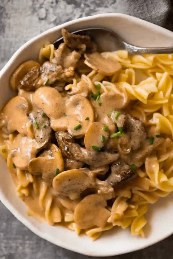 Beef Stroganoff