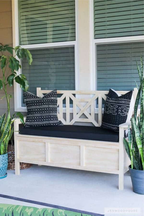 Large Outdoor Storage Bench