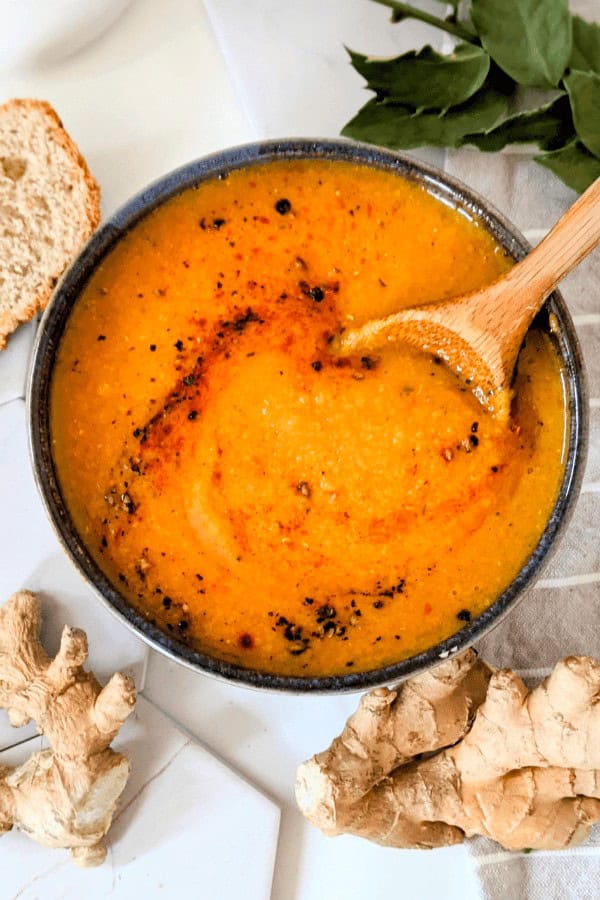 Red Lentil Ginger Soup