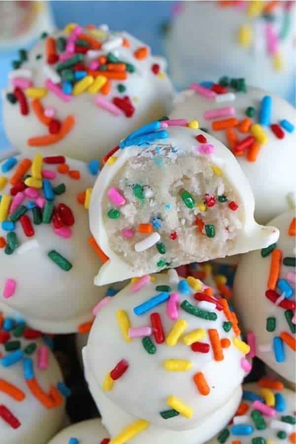 No Bake Cake Batter Truffle Recipe