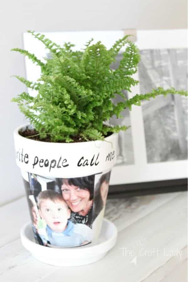 Clay Pot Craft With Custom Photos