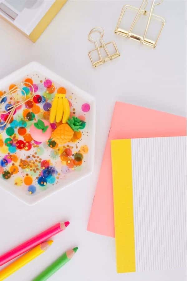 DIY Confetti Catchall