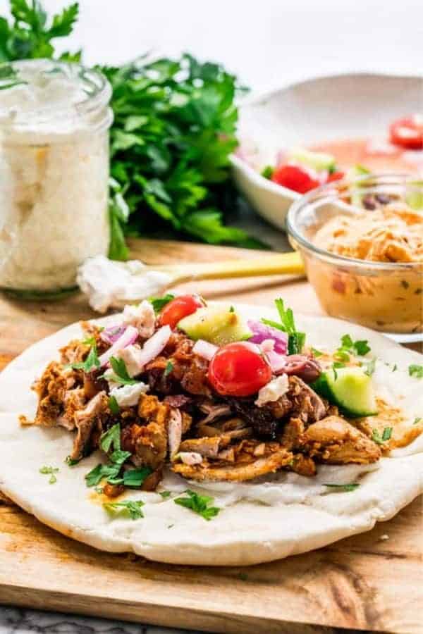 Instant Pot Chicken Shawarma