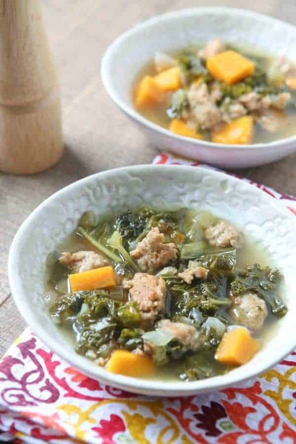 ITALIAN SAUSAGE AND KALE SOUP