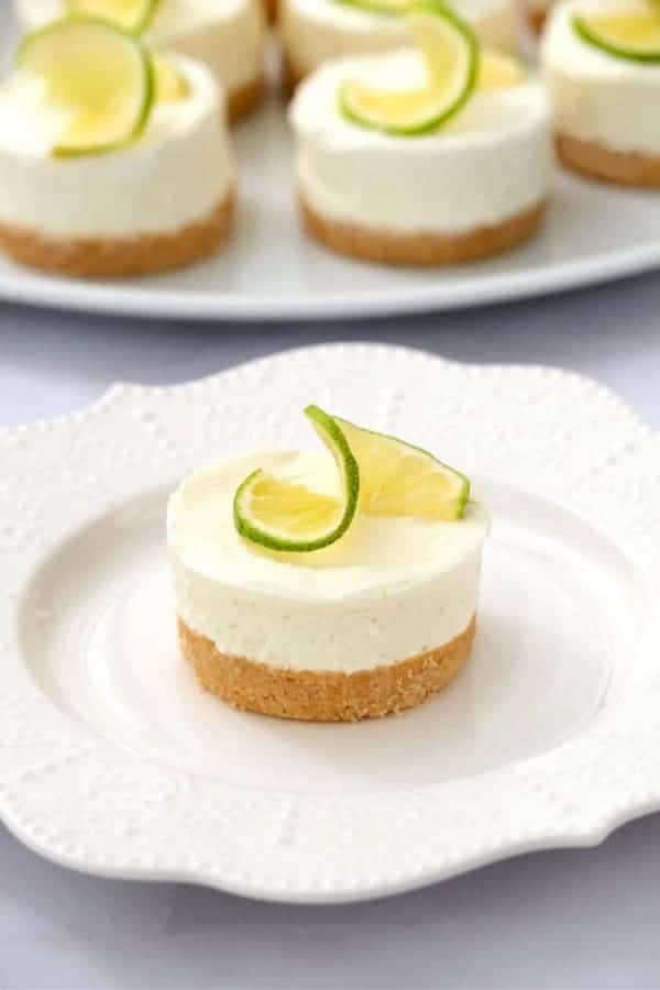 MINI MARGARITA CHEESECAKES